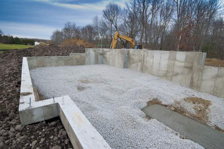 Fondations construction béton Mirabel